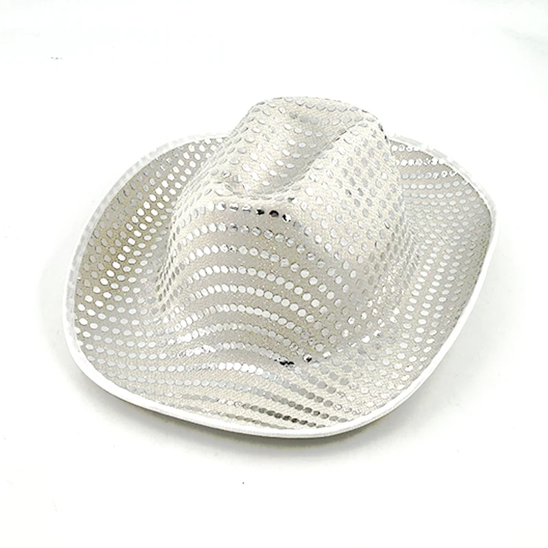 Colorful Flashing LED Pearlescent Cowboy Hat Dance NightClub Decorate Luminous CowGirl Cap Glowing For Neon NightClub - Image 9