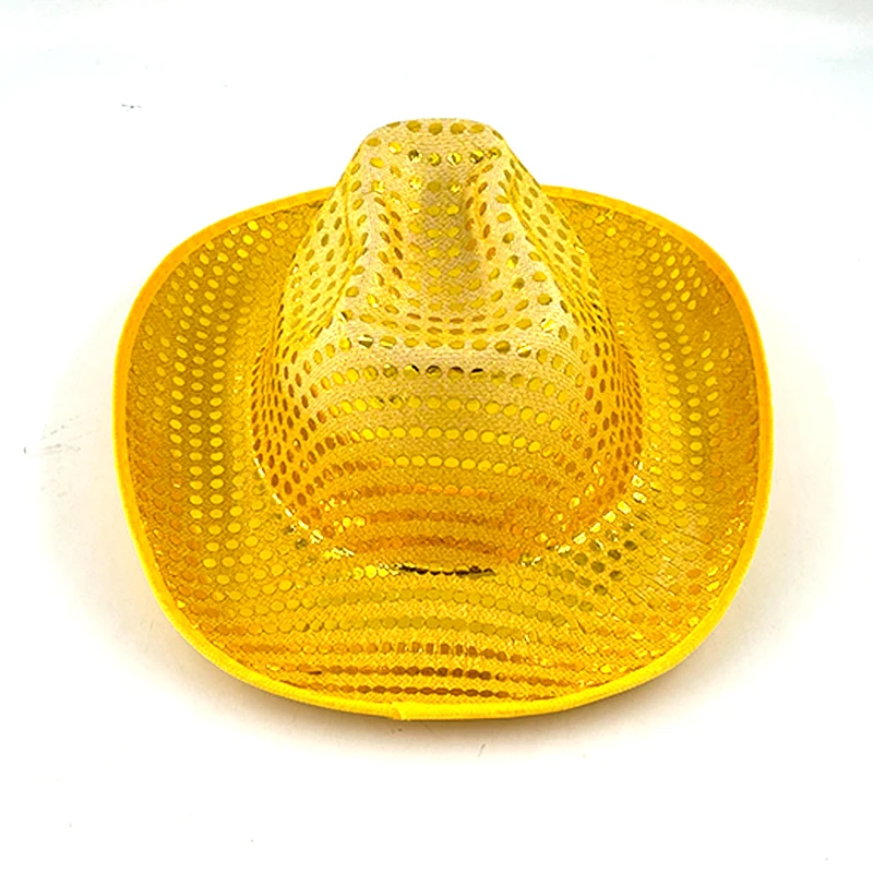 Colorful Flashing LED Pearlescent Cowboy Hat Dance NightClub Decorate Luminous CowGirl Cap Glowing For Neon NightClub - Image 10