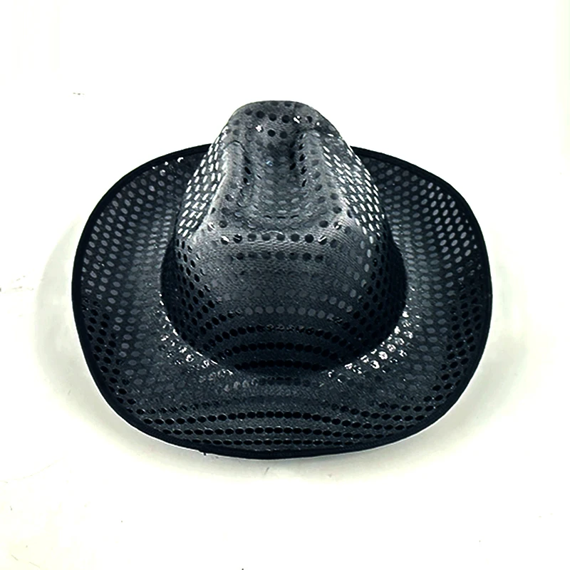 Colorful Flashing LED Pearlescent Cowboy Hat Dance NightClub Decorate Luminous CowGirl Cap Glowing For Neon NightClub - Image 8